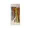 Kable Kontrol Cable Tie Kit, 8 in L, Blue, Green, Natural, Red, Yellow, Nylon 6/6, 18 lb, 50 lb Strength, 100 PK CT388 - alternate 1